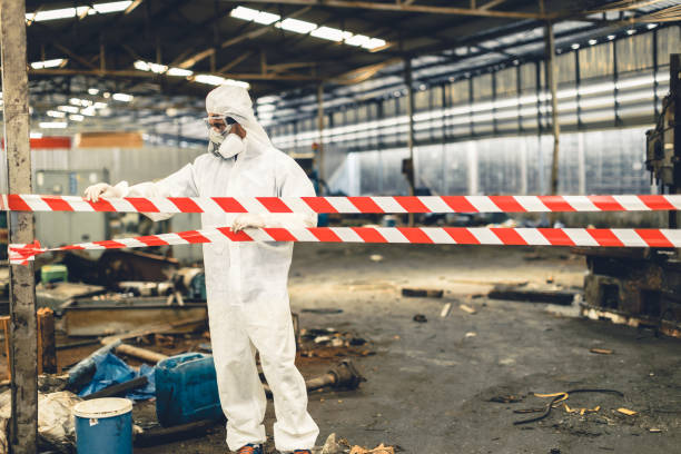 Professional Drug Lab Cleanup technician working in Dupont, PA